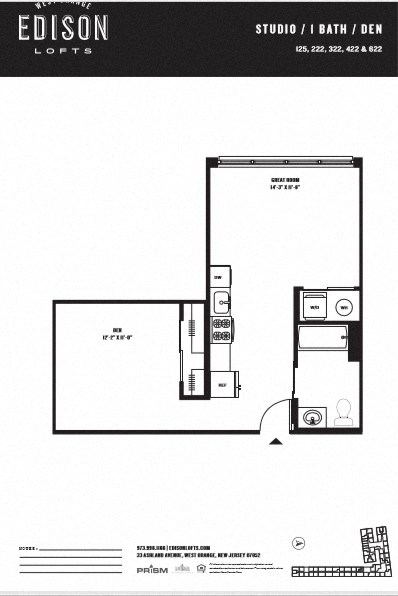 a floor plan of a bedroom apartment